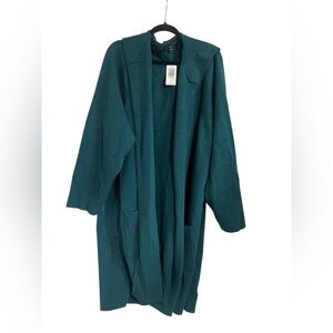 Torrid hooded open front cardigan
